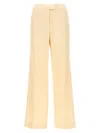 Zimmermann Pantalone Dalla Gamba Ampia Illuminate In Lino Crema  Donna In Beige