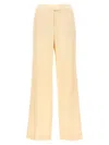 Zimmermann Pantalone Dalla Gamba Ampia Illuminate In Lino Crema  Donna In Beige