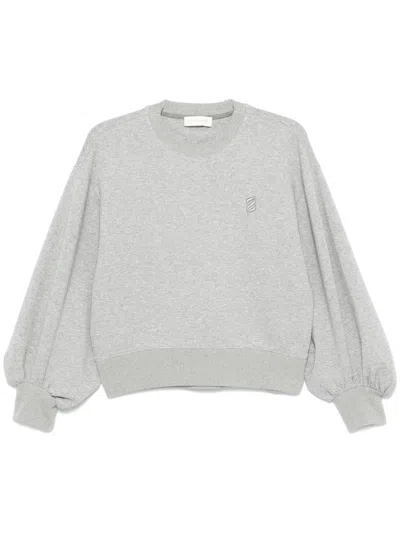 Zimmermann Illustration Sweatshirt In Grey