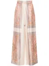 Zimmermann Paisley Print Drawstring Track Pants In Neutrals