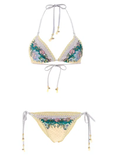 Zimmermann 'indra' Bikini In Multicolor