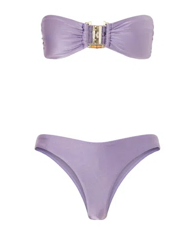 Zimmermann Indra Bikini In Purple
