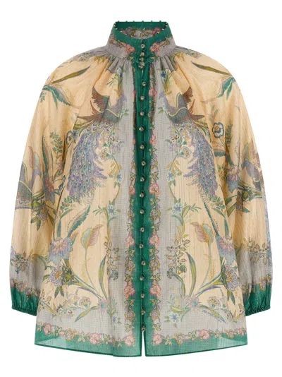Zimmermann Indra Blouse In Cream