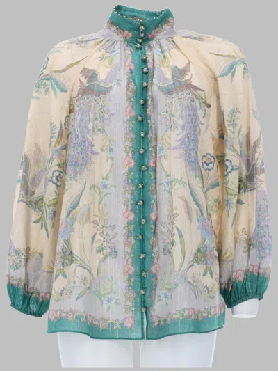 Zimmermann Indra Blouse In Multicolor