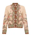Zimmermann Indra Bomber Jacket In Multi
