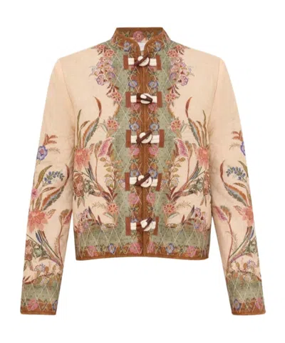 Zimmermann Indra Bomber Jacket In Multi