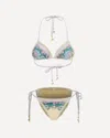 Zimmermann Beige Floral Swimwear In Neutral