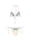 Zimmermann Indra Triangle Bikini Set In White