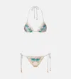 Zimmermann Beige Floral Swimwear In Multi