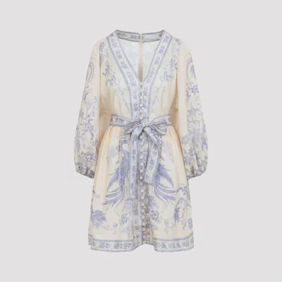 ZIMMERMANN ZIMMERMANN INDRA PLUNGE MINI DRESS