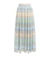 Zimmermann Indra Stripe Circle Skirt In Multi