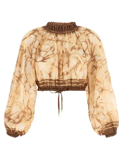 Zimmermann Indra Sweatshirt In Cream