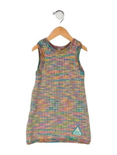Pre-owned Zimmermann Babies' Infant Girls' Multicolor Color Woven Sleeveless Dress In Blue