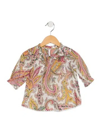 Pre-owned Zimmermann Babies' Infant Girls Patterned Dress In Pink