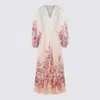 Zimmermann Awaken Plunge Maxi Dress With Separate Slip Clothing In White