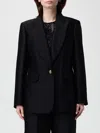 Zimmermann Hypnotic Wool-silk Blend Tailored Jacket In Black