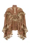 Zimmermann Jackets And Vests In Brown