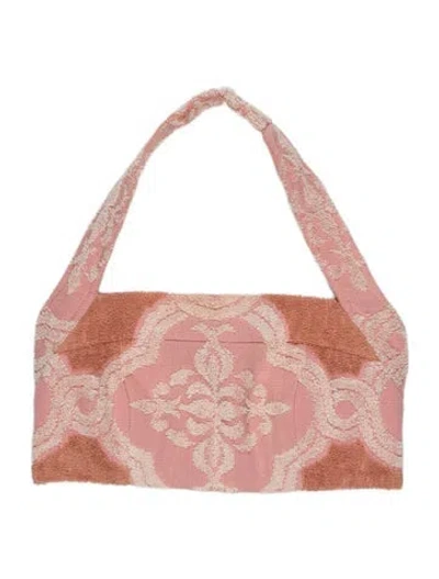 Pre-owned Zimmermann Jeannie Linen Top W/ Tags In Pink