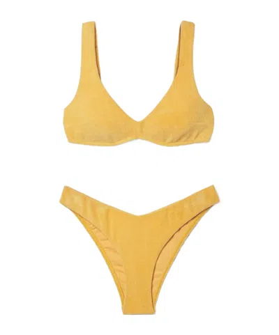 Zimmermann Jeannie Terry Bikini In Gold