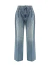Zimmermann Illustration Denim Jeans In Blue