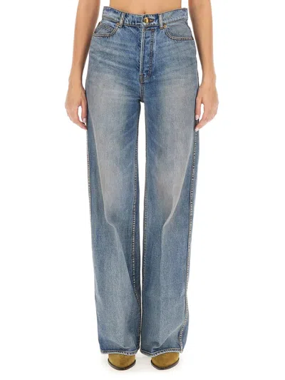 Zimmermann Jeans Wide Leg In Denim