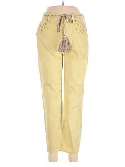 Pre-owned Zimmermann Jeans In Yellow