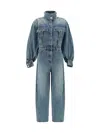 Zimmermann Women's Blue Illustration Overall Jumpsuit In Neptune