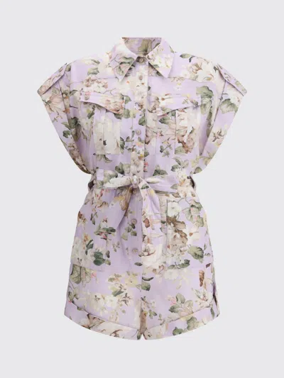 Zimmermann Jumpsuit  Woman Color Lilac In Neutral
