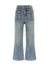 Zimmermann Jeans  Woman Color Blue In Faded Blue