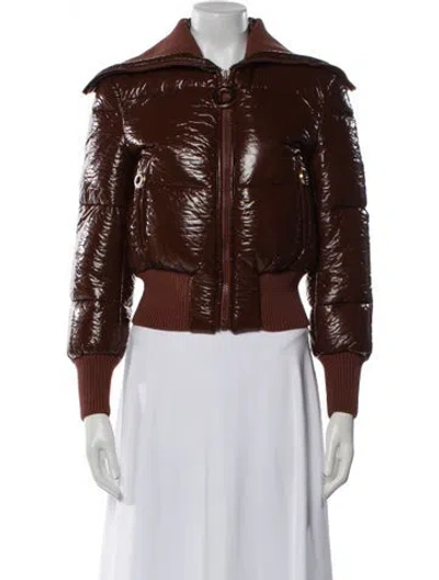 Pre-owned Zimmermann Kaleidoscope Down Jacket In Multi