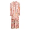 Zimmermann Kaleidoscope Tubular Midi Dress In Multicolor Polyester In Multi