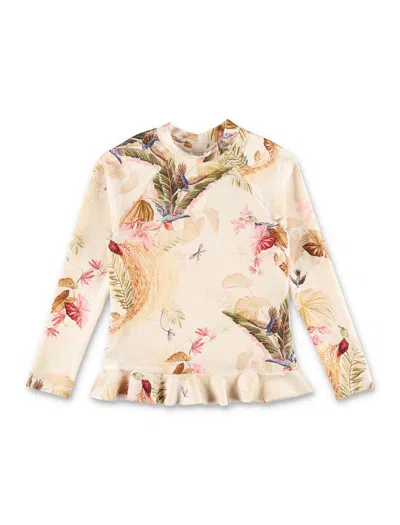 ZIMMERMANN KID - RHIANNON FRILL RASH SHIRT