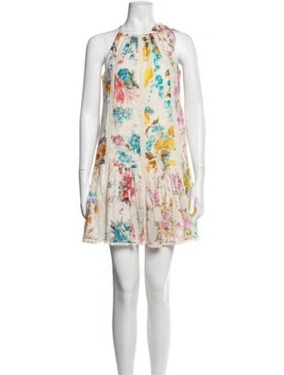 Pre-owned Zimmermann Kids Dress In Neutrals