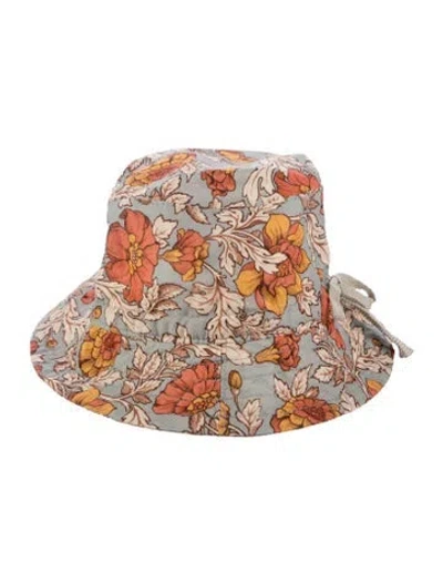 Pre-owned Zimmermann Babies' Kids Girls Patterned Bucket Hat In Blue