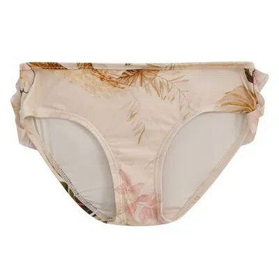 Zimmermann Kids Rhiannon Bikini Pants In Neutral