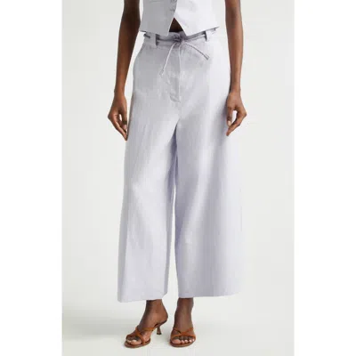 Zimmermann Kindred Spirit Luna Linen Culotte In Purple