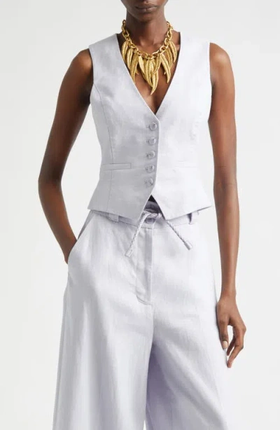 Zimmermann Kindred Spirit Luna Linen Vest In White