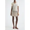 Zimmermann Kindred Spirit Luna Stripe Polo Minidress In Multi