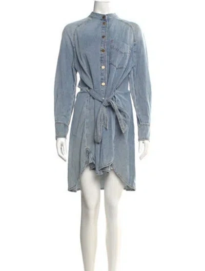 Pre-owned Zimmermann Knee-length Dress In Blue