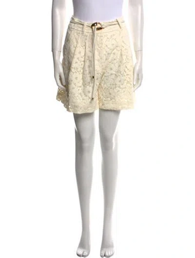 Pre-owned Zimmermann Knee-length Shorts In Neutral