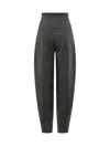 Zimmermann Knit Barrel Pants In Graphite