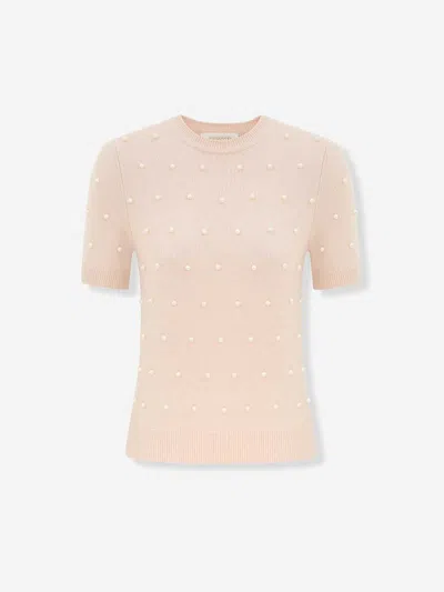 Zimmermann Knit Bead Jersey In Neutral