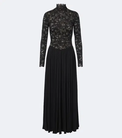 Zimmermann Lace And Jersey Maxi Dress In Multi