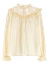 Zimmermann Lace Billow Blouse In Neutral