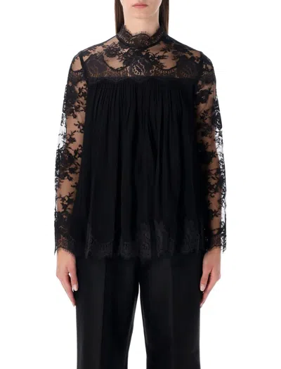 Zimmermann Lace Blouse In Black