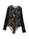 Zimmermann Lace Bodysuit In Black