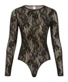Zimmermann Lace Bodysuit In Multi