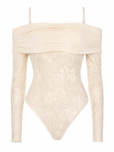 Zimmermann Lace Bodysuit Rebellion In White