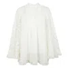 Zimmermann Lace-embellished Mini Dress With Botanical Motifs In White