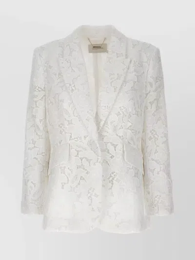 ZIMMERMANN LACE FLORAL BLAZER TAILORED FIT